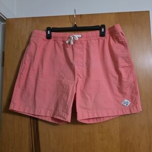 Coral Hybrid Swim Shorts with Drawstring Waist